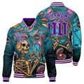 Custom Varsity Jacket Letterman jacket for Men, Women and Youth Aqua enthsush