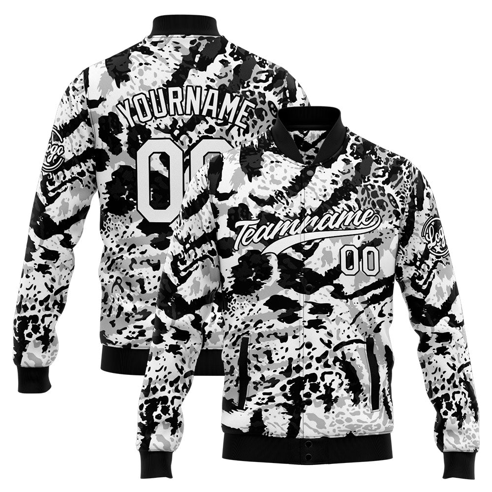 Personalized Custom Men's Jacket Customize Your Team Name, Logo, and Number enthsush