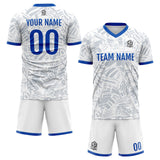 Custom Soccer Jerseys for Men Women Personalized Soccer Uniforms for Adult and Kid Gray&White