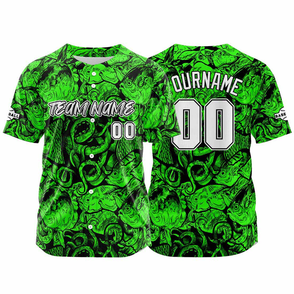 Custom Baseball Uniforms High-Quality for Adult Kids Optimized for Performance Seabed-Green enthsush