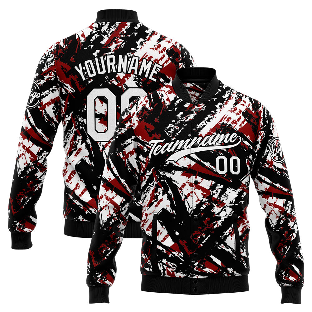 Personalized Custom Men's Jacket Customize Your Team Name, Logo, and Number enthsush