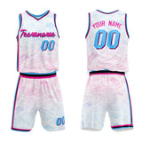 Custom Basketball Jersey Uniform Suit Printed Your Logo Name Number White