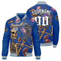 Custom Varsity Jacket Letterman jacket for Men, Women and Youth Blue enthsush