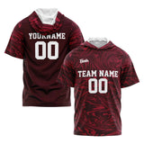 Custom Burgundy Sleeve Hoodies for Men Women Shirts with Hoods Printed Name Logo