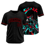Custom Baseball Uniforms High-Quality for Adult Kids Optimized for Performance Shark-Black&Red