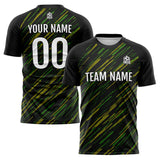 Custom Soccer Jerseys for Men Women Personalized Soccer Uniforms for Adult and Kid Black&Green