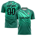 Custom Soccer Jerseys for Men Women Personalized Soccer Uniforms for Adult and Kid Green enthsush