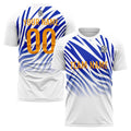 Custom Soccer Jerseys for Men Women Personalized Soccer Uniforms for Adult and Kid White&Royal enthsush