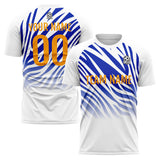 Custom Soccer Jerseys for Men Women Personalized Soccer Uniforms for Adult and Kid White&Royal