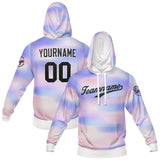 Custom Light Purple Sweatshirt Hoodie For Men Women Girl Boy Print Your Logo Name Number