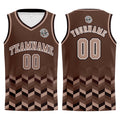 Custom Brown Basketball Jersey Uniform Suit Printed Your Logo Name Number enthsush