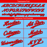 Custom Light Blue Sweatshirt Hoodie For Men Women Girl Boy Print Your Logo Name Number