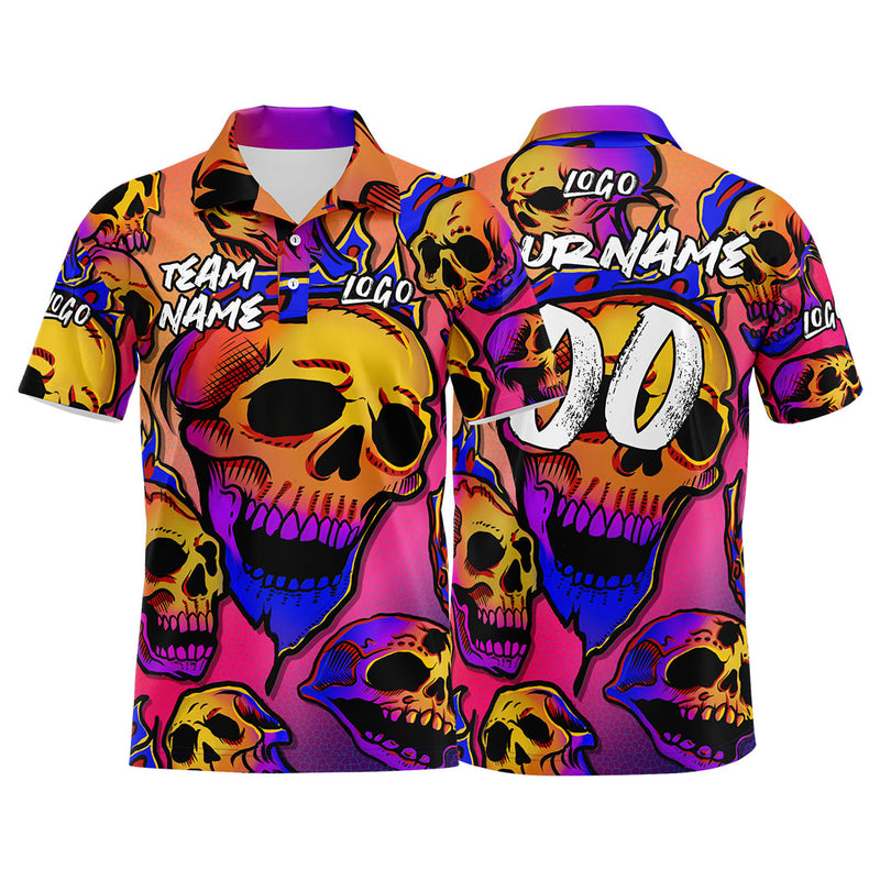 Custom Football Polo Shirts  Add Your Unique Logo/Name/Number Rose&Royal