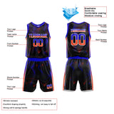 Custom Basketball Jersey Uniform Suit Printed Your Logo Name Number Black-Green-Orange