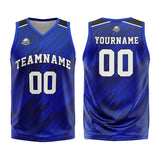 Custom Royal Basketball Jersey Uniform Suit Printed Your Logo Name Number