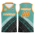 Custom Teal Basketball Jersey Uniform Suit Printed Your Logo Name Number enthsush