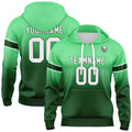 Custom Gradient Hoodie For Man Woman Girl Boy Print Your Logo Name Number Green enthsush