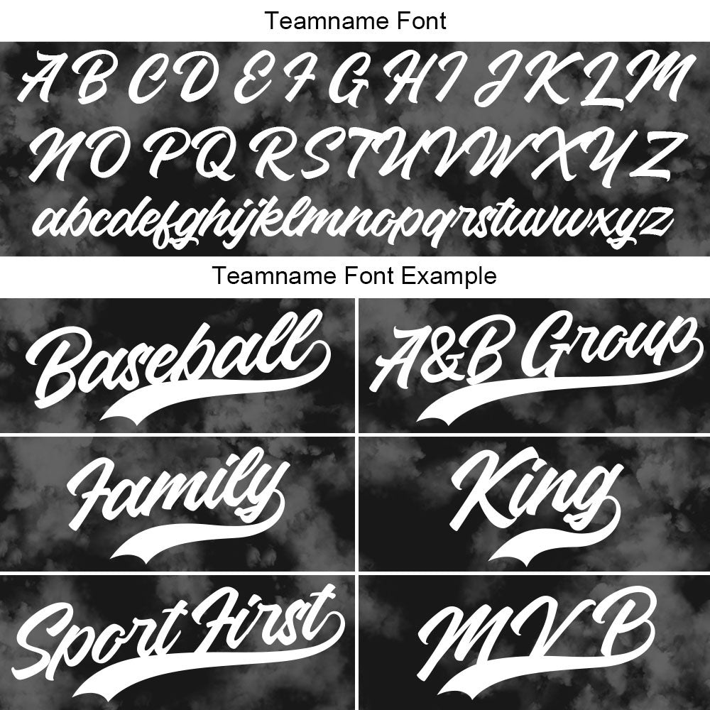 Custom Full Print Design Authentic Baseball Jersey Flocculent tie-dyed enthsush