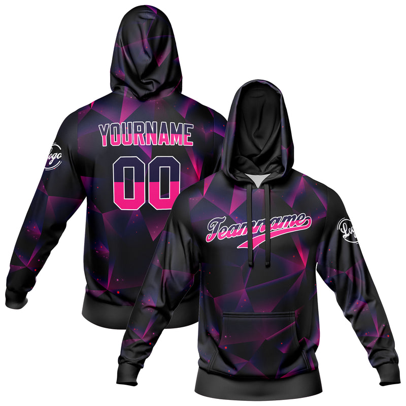 Custom Black Rose Red Sweatshirt Hoodie For Men Women Girl Boy Print Your Logo Name Number