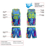 Custom Neon Green Reversible Basketball Suit for Adults and Kids Personalized Jersey