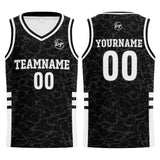 Custom Black Basketball Jersey Uniform Suit Printed Your Logo Name Number