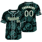 Custom green Baseball Jersey Personalized Baseball Shirt for Men Women Kids Youth