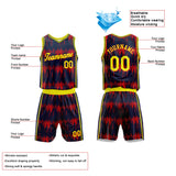 Custom Basketball Jersey Uniform Suit Printed Your Logo Name Number Acoustic wave-Navy