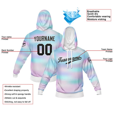 Custom Light Purple Sweatshirt Hoodie For Men Women Girl Boy Print Your Logo Name Number enthsush