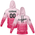 Custom Pink Sweatshirt Hoodie For Men Women Girl Boy Print Your Logo Name Number enthsush