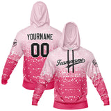 Custom Pink Sweatshirt Hoodie For Men Women Girl Boy Print Your Logo Name Number