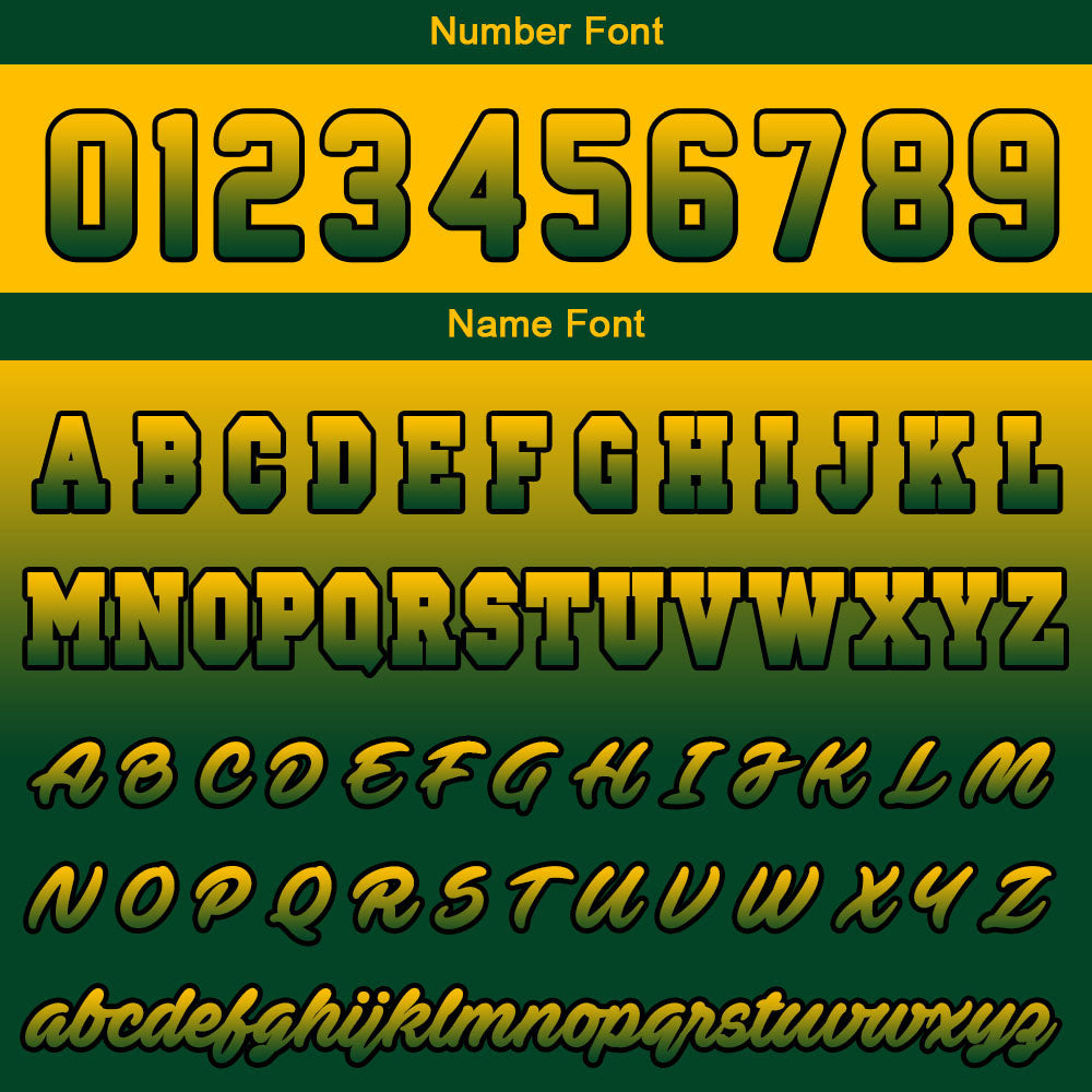 Custom Green Yellow Sweatshirt Hoodie For Men Women Girl Boy Print Your Logo Name Number enthsush