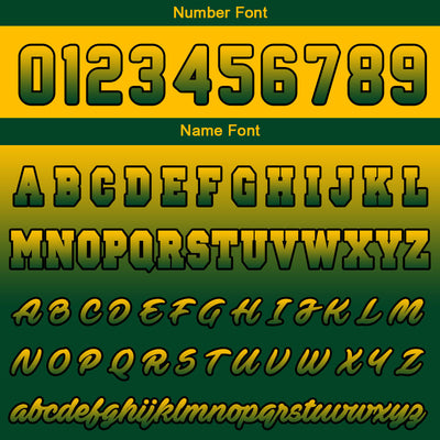 Custom Green Yellow Sweatshirt Hoodie For Men Women Girl Boy Print Your Logo Name Number enthsush