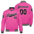Custom Varsity Jacket Letterman jacket for Men, Women and Youth Pink enthsush