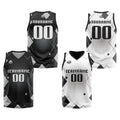 Custom Grey Reversible Basketball Suit for Adults and Kids Personalized Jersey enthsush