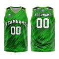 Custom Green Basketball Jersey Uniform Suit Printed Your Logo Name Number enthsush
