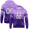 Custom Gradient Hoodie For Man Woman Girl Boy Print Your Logo Name Number Purple enthsush