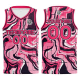 Custom Pink Basketball Jersey Uniform Suit Printed Your Logo Name Number