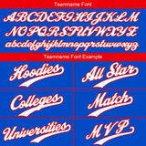 Custom Blue Red Sweatshirt Hoodie For Men Women Girl Boy Print Your Logo Name Number