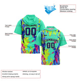 Custom Light Green Sleeve Hoodies for Men Women Shirts with Hoods Printed Name Logo