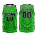 Custom Green Black Basketball Jersey Uniform Suit Printed Your Logo Name Number enthsush