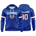 Custom Sweatshirt Hoodie For Man Woman Girl Boy Print Your Logo Name Number Royal enthsush