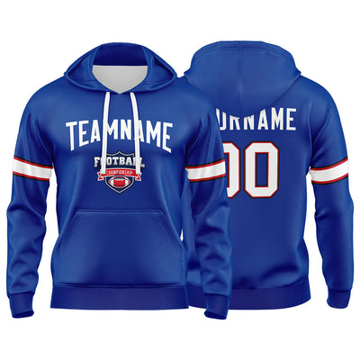 Custom Sweatshirt Hoodie For Man Woman Girl Boy Print Your Logo Name Number Royal enthsush