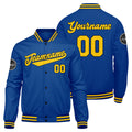 Custom Varsity Jacket Letterman jacket for Men, Women and Youth Royal Yellow enthsush