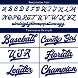Custom Full Print Design Authentic Baseball Jersey white-blue