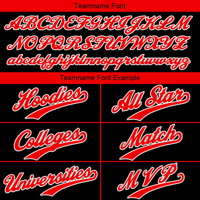 Custom Black Red Sweatshirt Hoodie For Men Women Girl Boy Print Your Logo Name Number enthsush