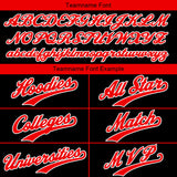 Custom Black Red Sweatshirt Hoodie For Men Women Girl Boy Print Your Logo Name Number