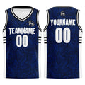 Custom Black Blue Basketball Jersey Uniform Suit Printed Your Logo Name Number enthsush
