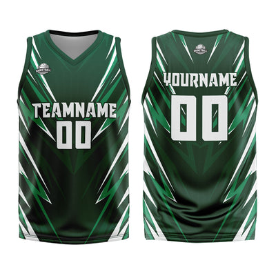 Custom Drak Green Basketball Jersey Uniform Suit Printed Your Logo Name Number enthsush