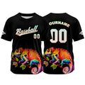 Custom Black Baseball Jersey Personalized Baseball Shirt for Men Women Kids Youth enthsush