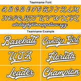 Custom Full Print Design Authentic Baseball Jersey orange-purle